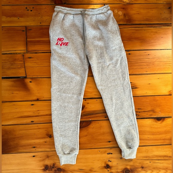 Men's "No Love" Sweatpants - 3 DIFFERENT $10 each or $25 for all 3! - Picture 3 of 6